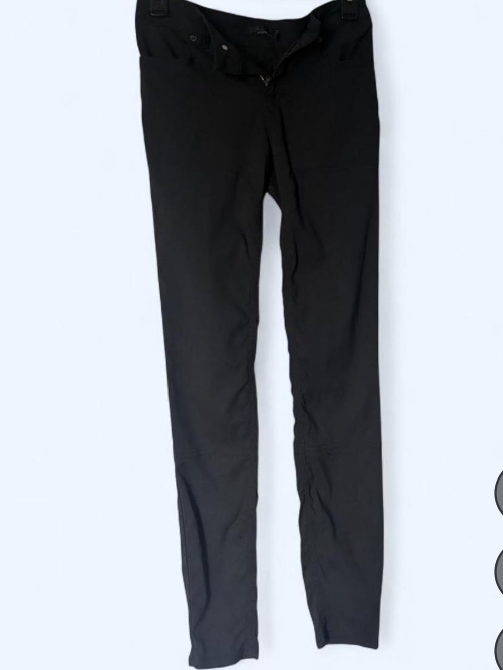 Prana Women's Black Chino-Style Slim Pants